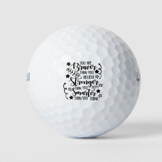 Braver, Stronger en Smarter dan je denkt Golfballen