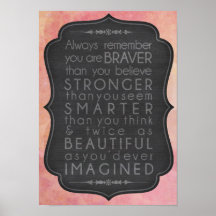 Braver Stronger Smarter en Prachtige Inspiratie