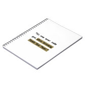 Bravery feels like fear | Motivational quote Notitieboek (Linkerzijde)