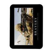 Bravery: Inspirerend prijsopgave Magneet (Verticaal)