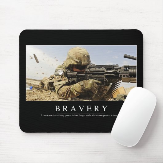 Bravery: Inspirerend prijsopgave Muismat (Met muis)