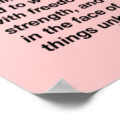 Bravery quote poster (Hoek)