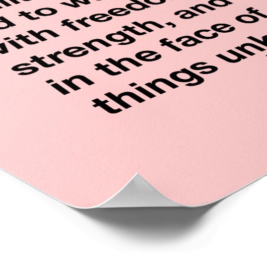 Bravery quote poster (Hoek)