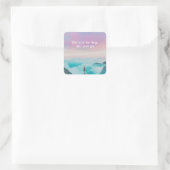 Bravery Vierkante Sticker (Tas)