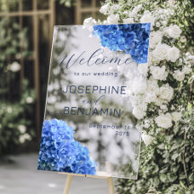 Bravest Blue Trouw Welkom Acrylaat Bord