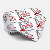 Bravest Child I Know Juvenile Diabetes Stropdas (Opgerold)