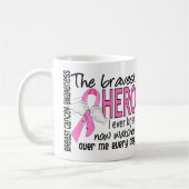 Bravest Hero I Ever Knew Breast Cancer Koffiemok (Links)