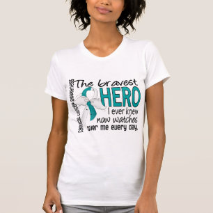 Bravest Hero I Ever Knew Cervical Cancer T-shirt