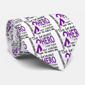 Bravest Hero I Ever Knew Cystic Fibrosis Stropdas (Opgerold)