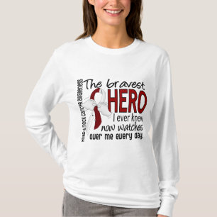 Bravest Hero I Ever Knew Head and Neck Cancer T-shirt