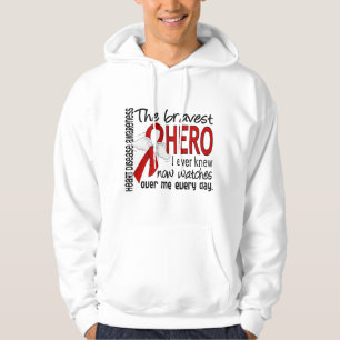 Bravest Hero I Ever Knew Heart Disease Hoodie