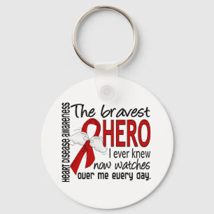 Bravest Hero I Ever Knew Heart Disease Sleutelhanger