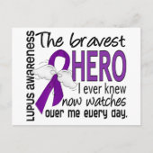 Bravest Hero I Ever Knew Lupus Briefkaart (Voorkant)