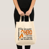 Bravest Hero I Ever Knew MS Tote Bag (Voorkant (product))