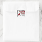 Bravest Hero I Ever Knew Multiple Myeloma Ronde Sticker (Tas)