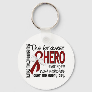 Bravest Hero I Ever Knew Multiple Myeloma Sleutelhanger