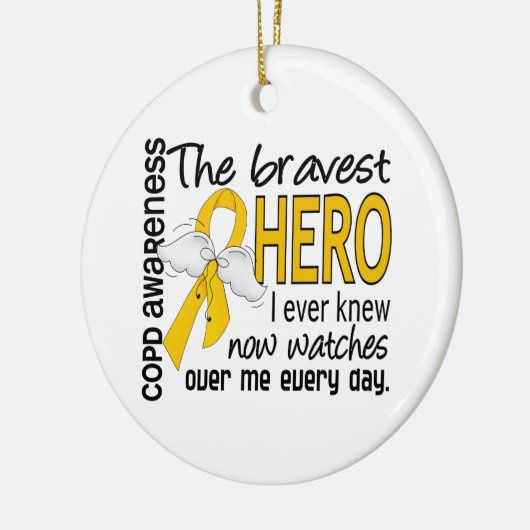 Bravest Hero I Knew COPD Keramisch Ornament (Links)