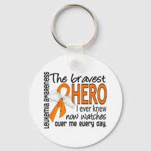 Bravest Hero I Knew Leukemia Sleutelhanger