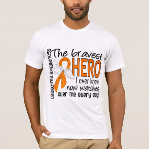 Bravest Hero I Knew Leukemia T-shirt