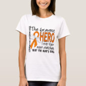 Bravest Hero I Knew Leukemia T-shirt (Voorkant)