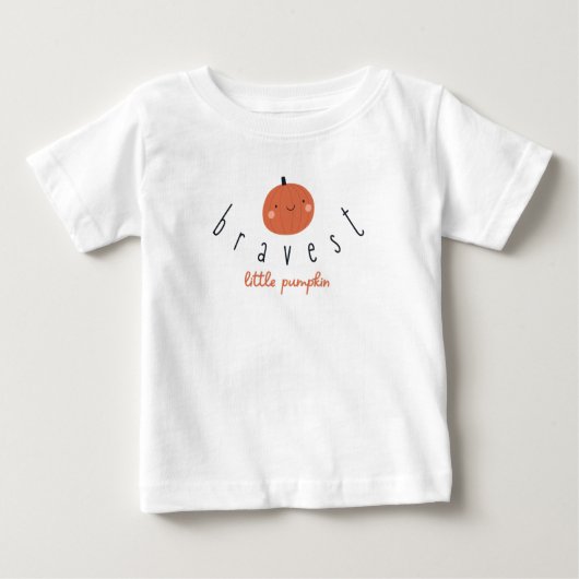 bravest little pumpkin Baby T-Shirt (Voorkant)