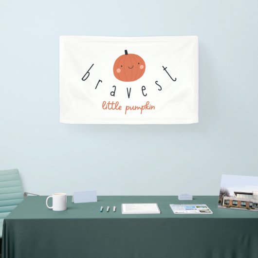 bravest little pumpkin Banner Indoor Large Sign (Beurs)