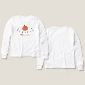 bravest little pumpkin Boys Long Sleeve T-Shirt (Voorkant /achterkant)