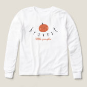 bravest little pumpkin Girls Long Sleeve T-Shirt  (Voorkant)