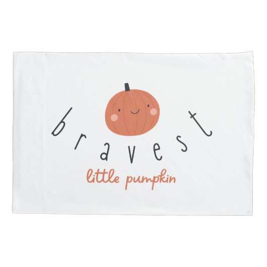 bravest little pumpkin Pillowcase patient gift Kussensloop (Achterkant)
