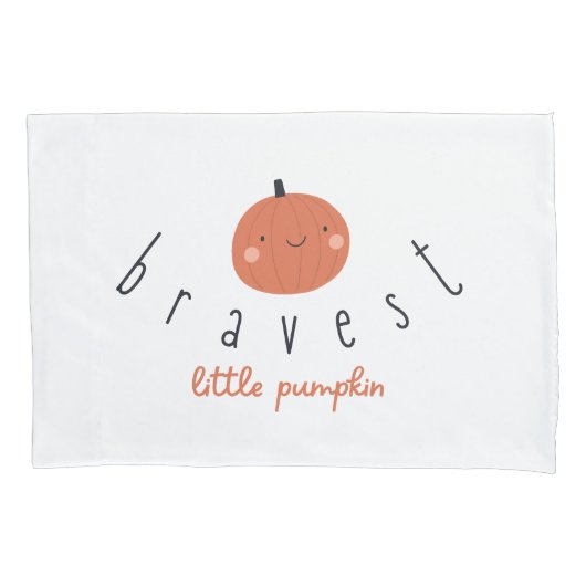bravest little pumpkin Pillowcase patient gift Kussensloop (Voorkant)