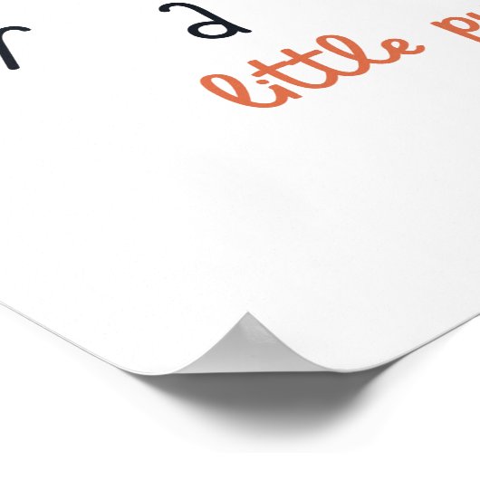 bravest little pumpkin Poster Prints digital  (Hoek)