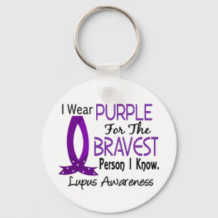 Bravest Person I Know Lupus Sleutelhanger