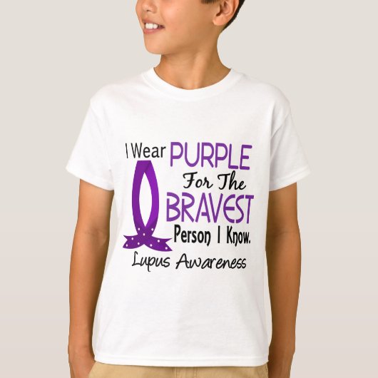 Bravest Person I Know Lupus T-shirt (Voorkant)
