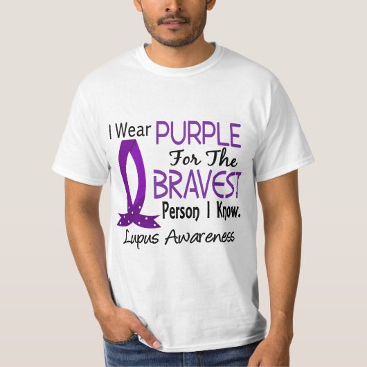 Bravest Person I Know Lupus T-shirt (Voorkant)