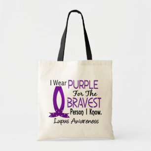 Bravest Person I Know Lupus Tote Bag
