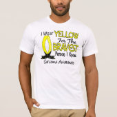 Bravest Person I Know Sarcoma T-shirt (Voorkant)