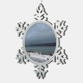 Braving het Storm samen Tin Sneeuwvlok Ornament (Rechts)