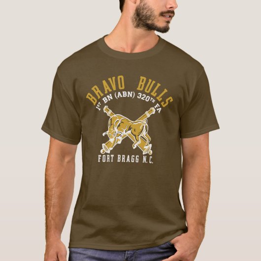 Bravo Bulls brown PT shirt (Voorkant)