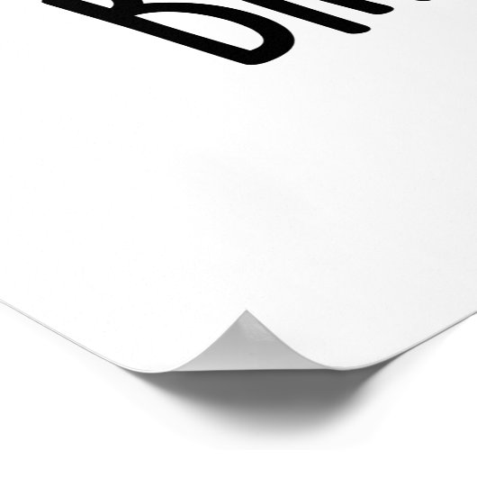 Bravo-cado Funny Avocado Pun Poster (Hoek)