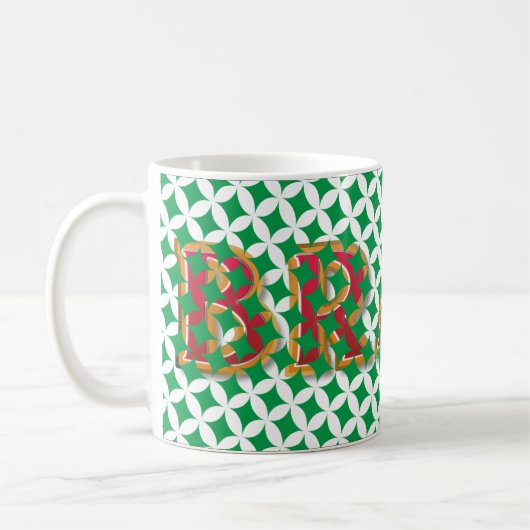 Bravo! Een Pop van het patroon Koffiemok (Links)