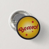 BRAVO erkenning en waardering Ronde Button 3,2 Cm (Voorkant /achterkant)