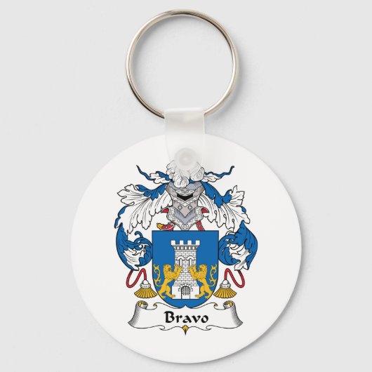 Bravo Family Crest Sleutelhanger (Voorkant)