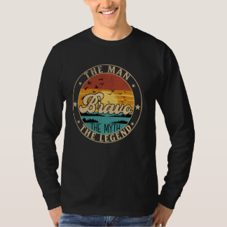 BRAVO Het Man De mythe De legende Voornaam T-shirt
