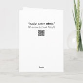 Bravo met fling kleuren felicitatiekaart kaart (Achterkant)