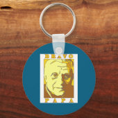 Bravo Papa New Pe Benedict Xvi _1  Sleutelhanger (Voorkant)