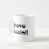 bravo puccini koffiemok (Voorkant links)