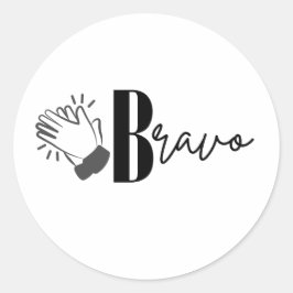 Bravo Ronde Sticker