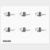 Bravo Ronde Sticker (Vel)