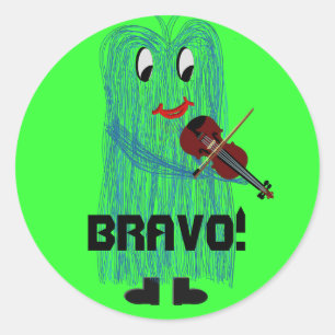 Bravo. Ronde Sticker