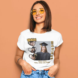 Bravo Senior 2025 Gepersonaliseerd Familie Afstude T-shirt